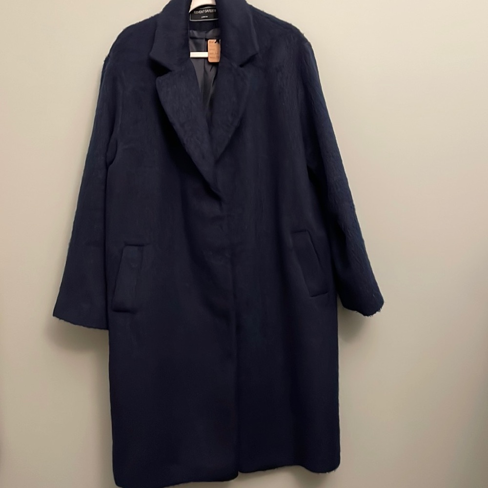 Covent Garden London Navy Long  Coat NWOT